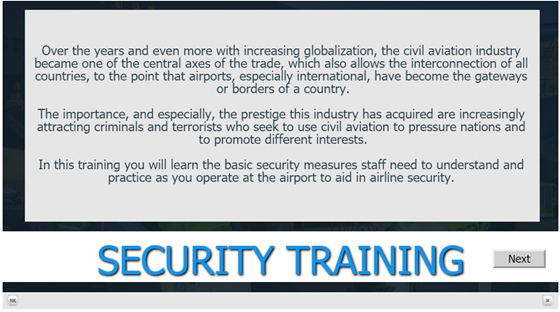 e-learning : Security Training (SSI)