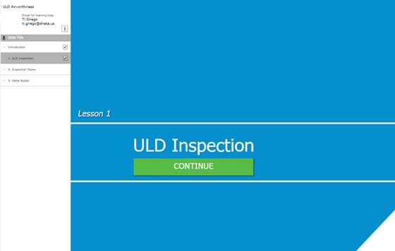 e-learning : ULD airworthiness